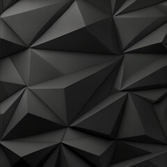 Dark Black modern geometrical abstract background. Texture, brand new background. Geometric background in Origami style with gradient.