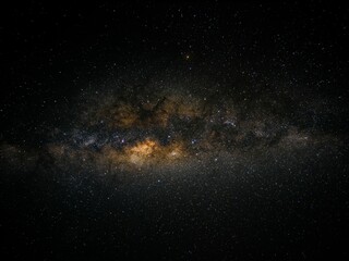Dark Milky Way galaxy with stars and space dust in the universe perfect as a background