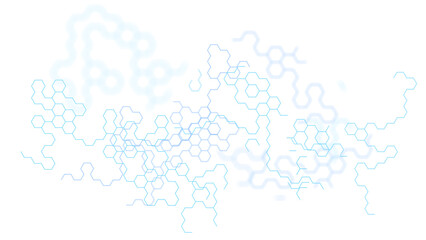 Abstract digital connection dots and lines. Technology background. Network connection structure. Plexus effect. 3d