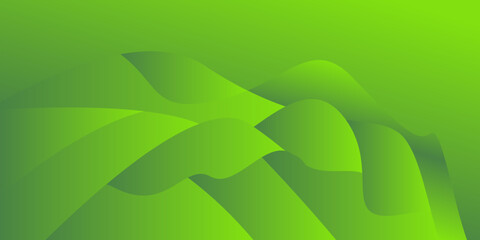 Abstract green background with stains, beautiful and bright geometrical wave line background, abstract background for wallpaper, cover, card, decoration and design.