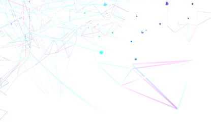 abstract futuristic network on background illustration
