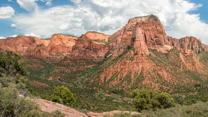 Timber Creek Trail overlook at Kolob Canyons, Zion National Park, Utah