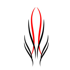 Pinstripe, Pinstripe ornaments, vintage paint elements