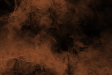 Green steam on a black background.