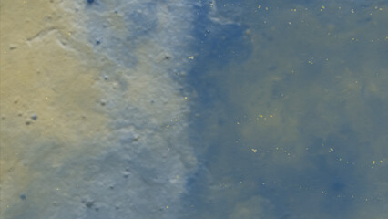 background with rays. background with wall cement. old vintage blue, brown background with distressed texture and grunge design with black border. Cosmic neon polar lights watercolor background.