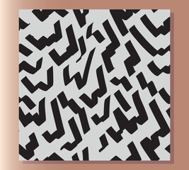 Seamless pattern with black and white elements. Background of a chat dialog box, an online chat survey to illustrate reactions. The ability to change to any size and color.
