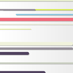 Random Color flowing stripe lines illustration