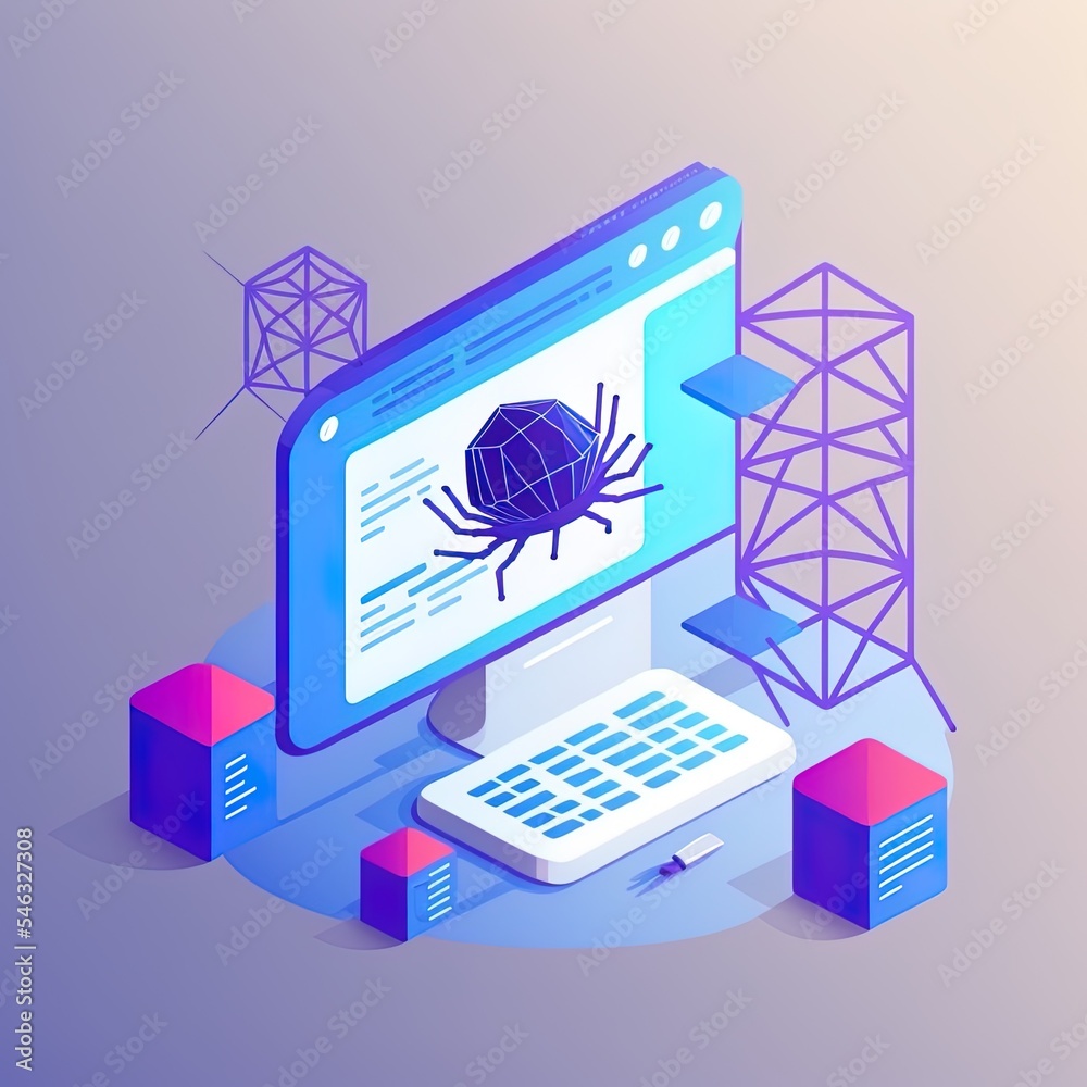 Poster web development concept. website coding, web page. 3d 2r illustrated icon. cartoon minimal style.