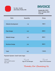 Professional Invoice