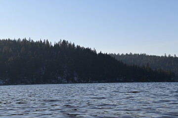 lake in winter