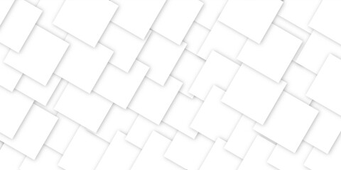 Abstract background with lines white color and vector with geometric design in illustration .soft shadow on neutral light grey textured background.3d architecture pattern design . white paper texture	