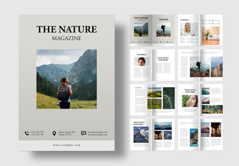 The Nature Magazine Layout