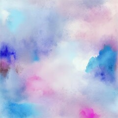 Fototapeta na wymiar Abstract blurred watercolor background, blue and pink colors High quality illustration