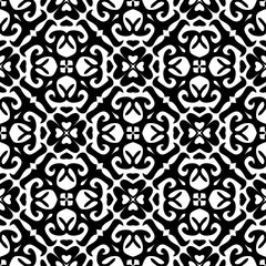 black and white seamless background, pattern designs with white and black background