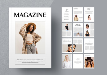 Minimal Magazine Layout