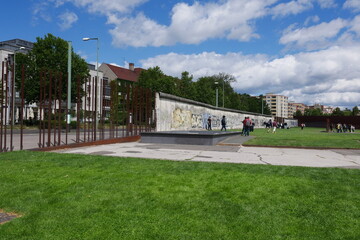 Obraz premium Mauergedenkstätte Bernauer Straße in Berlin