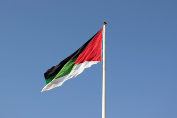 Aqaba, Jordan - the Flag of the Great Arab Revolt (Gulf of Aqaba)