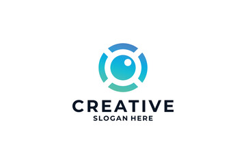 Creative letter O logo design inspiration.