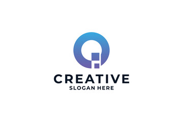 Creative letter O logo design inspiration.