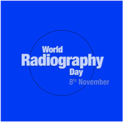World Radiography Day typography unit.