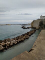 Fototapeta na wymiar panorama of the sea and the beauties of Otranto in Puglia
