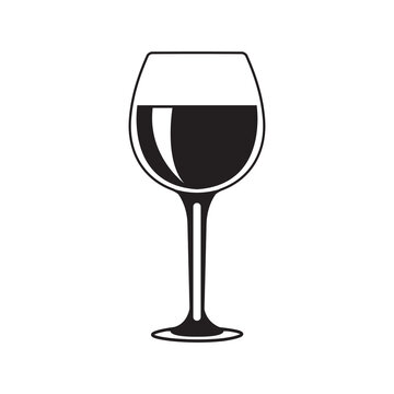 wine icon vector illustration template