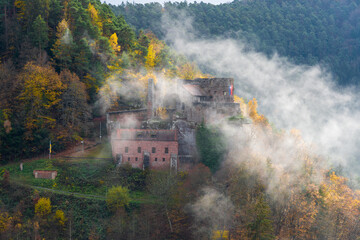 Fototapeta na wymiar Herbst in der Pfalz