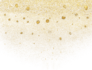 Gold glitter background hand-drawn