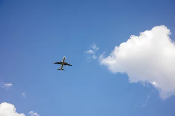 Fotobehang airplane in the sky © sorin