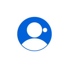 App profile icon. women online DP graphic icon.