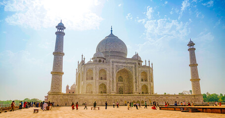 Obraz premium old taj mahal india historical image old image