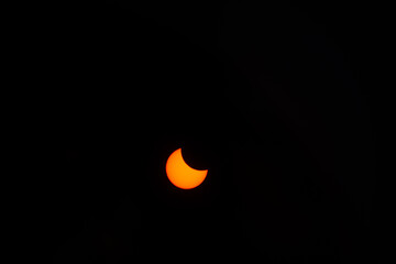 Partial Solar Eclipse at 25 October 2022, Armenia