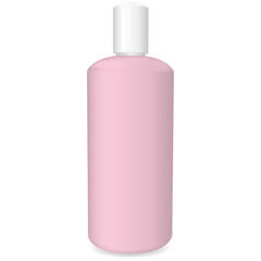 Isolated cream bottle design template - design element for cosmetics