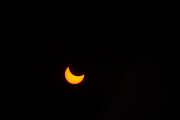 Partial Solar Eclipse at 25 October 2022, Armenia