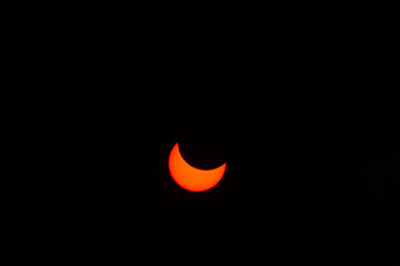 Partial Solar Eclipse at 25 October 2022, Armenia