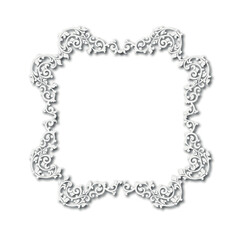 Frame, in the style of an ornament, Vector illustration eps 10, Art.	