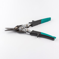 Metal shears isolated on white