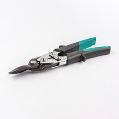 Metal shears isolated on white