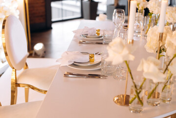 wedding table setting