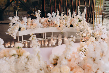 wedding reception area