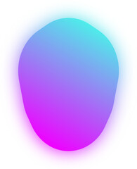 Neon Shield Badge Design Illustration