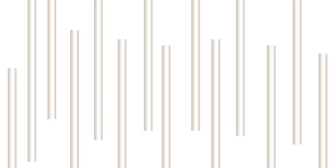 Abstract white, gray geometric lines background with shadow. Lines pattern background, Vector illustration.