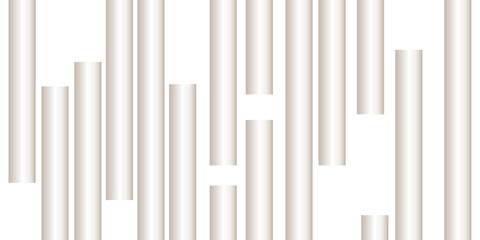 Abstract white, gray geometric lines background with shadow. Lines pattern background, Vector illustration.