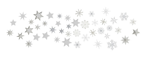 Holiday golden decoration, glitter frame isolated