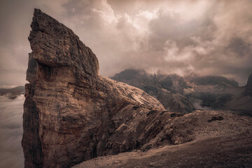 Mars Mountains Dark scifi science Dolomites colored  © CaptionFLINT