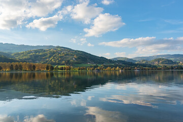 Fototapeta premium Lake Stubenbergsee in Styria, Austria