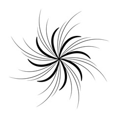 A celebrative pyrotechnic, flat illustration