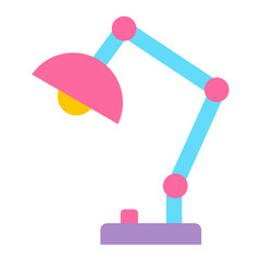 Table Lamp Flat Icon