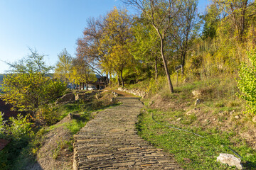 Ruins of medieval stronghold Tsarevets, Veliko Tarnovo, Bulgaria