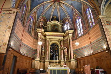 Fototapeta premium Choeur de l'église Saint-Matthieu à Perpignan. France